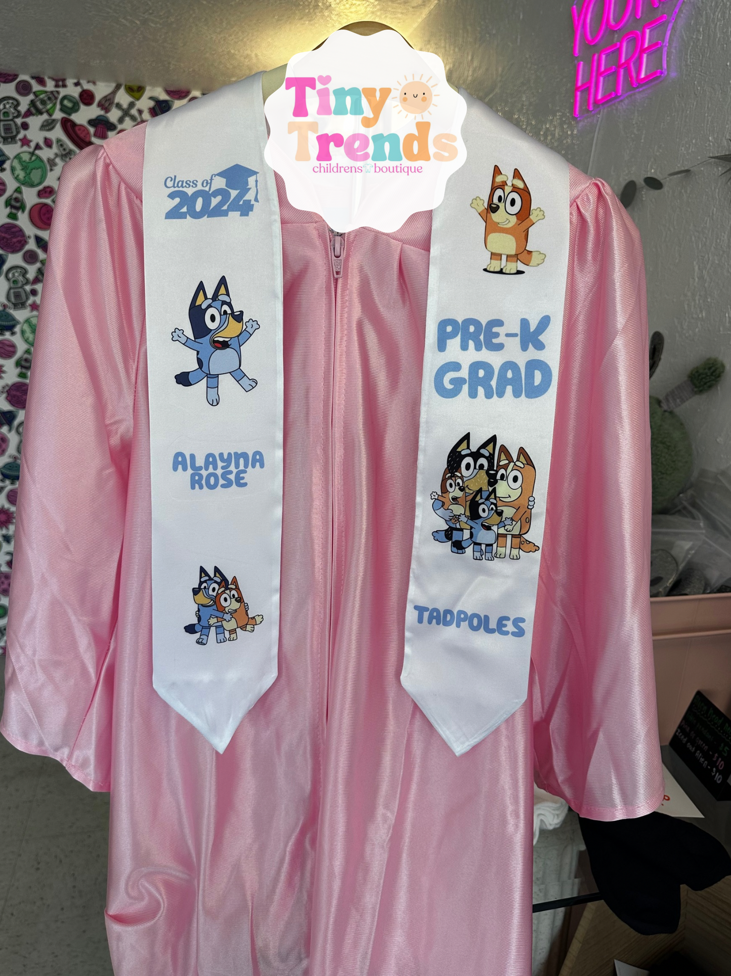 Custom Kids Graduation Sashes