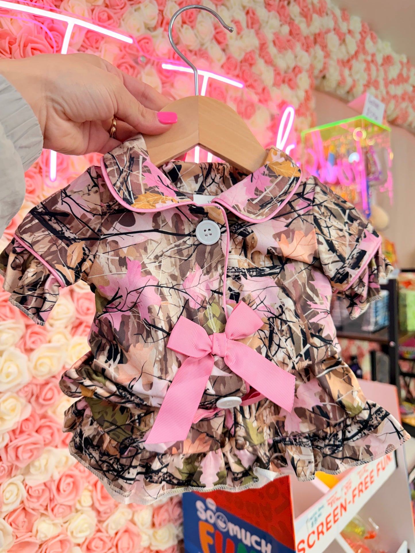Camo Queen Night Set