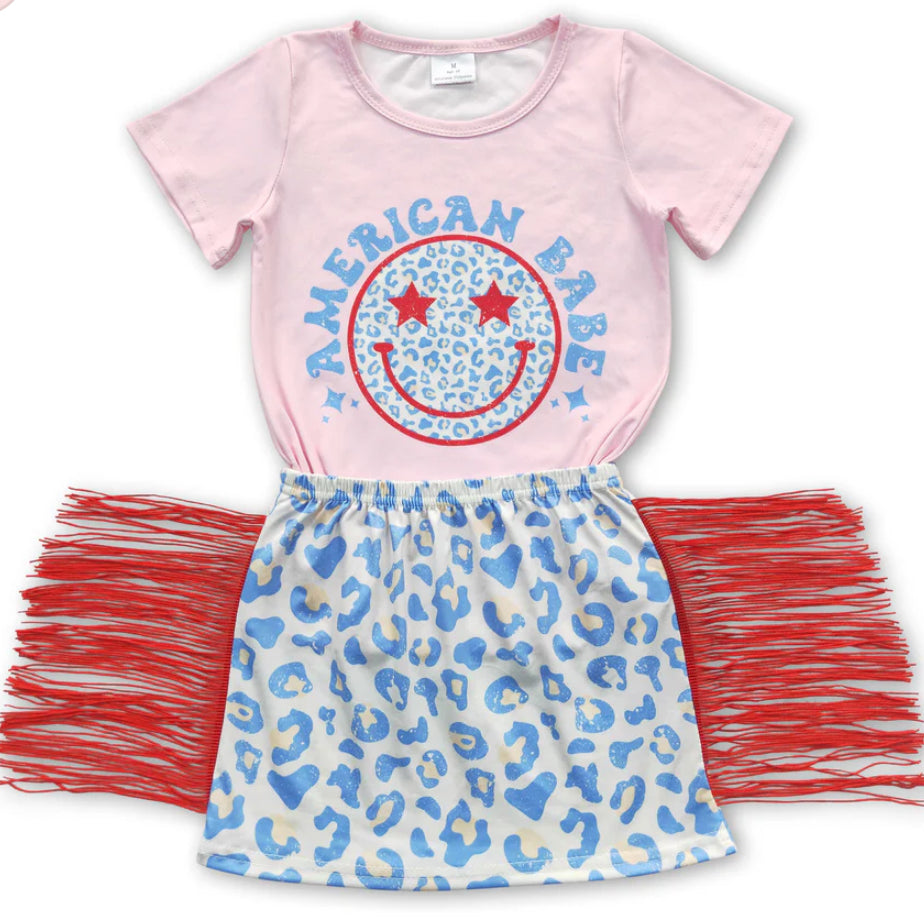4th Of July American Babe Skirt