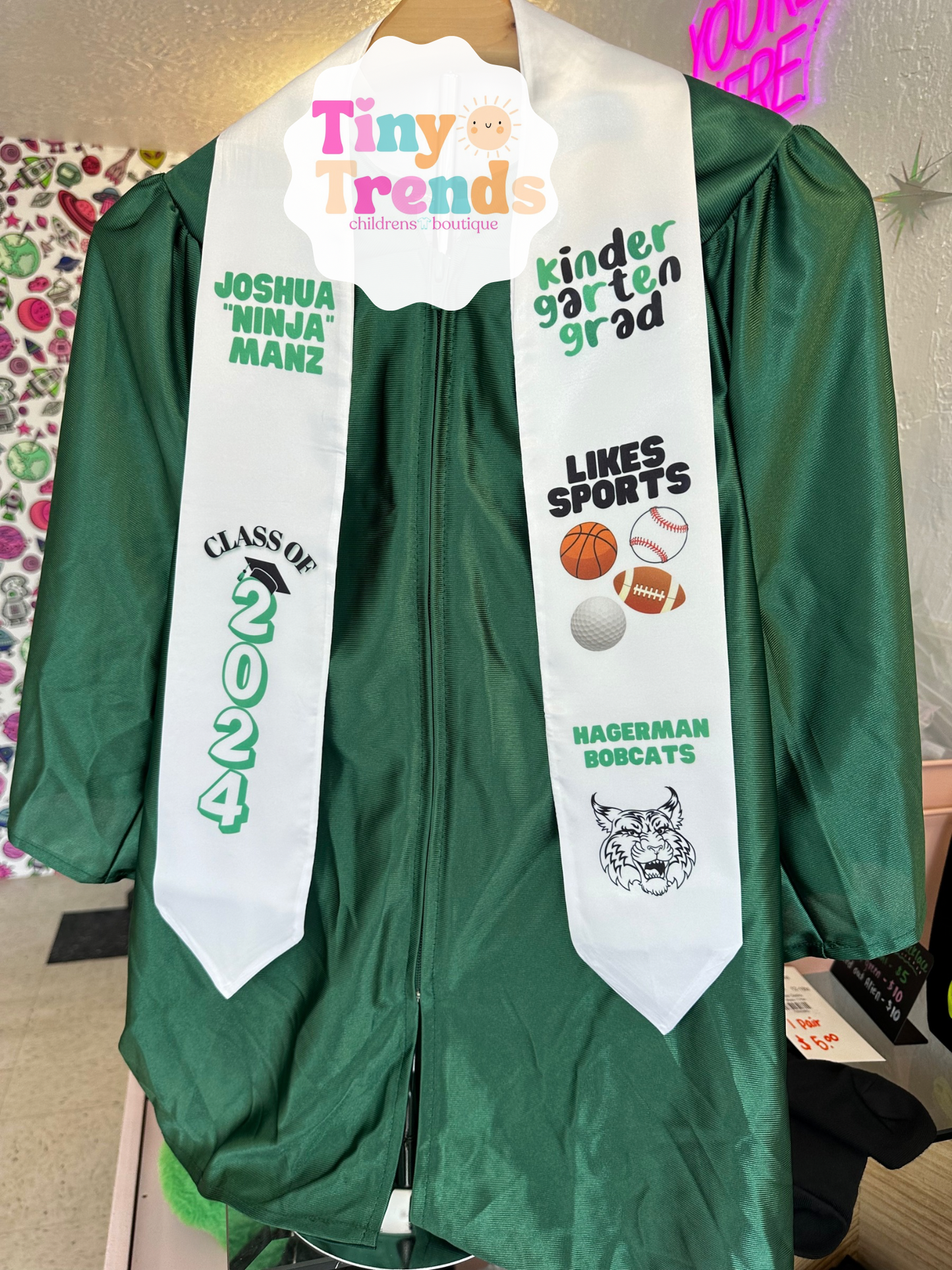 Custom Kids Graduation Sashes