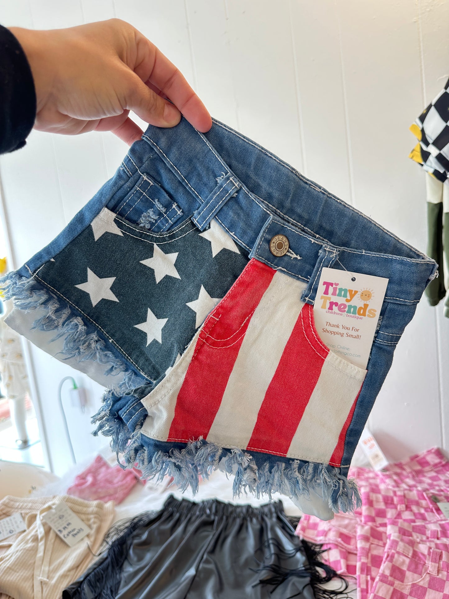 4th Of July-Jean Shorts