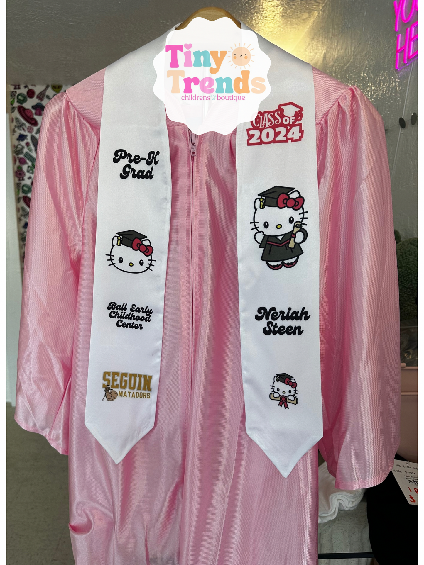 Custom Kids Graduation Sashes