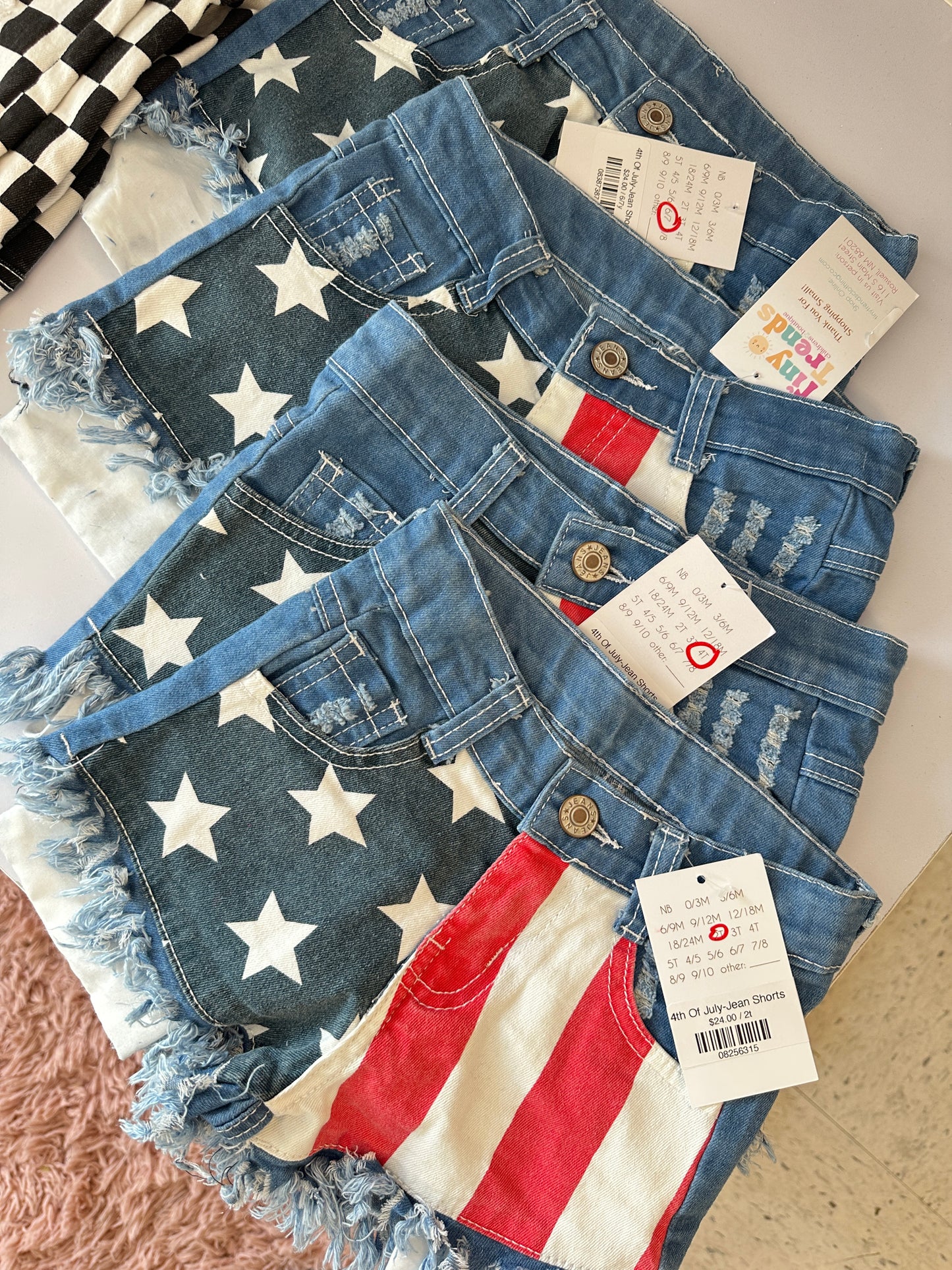 4th Of July-Jean Shorts