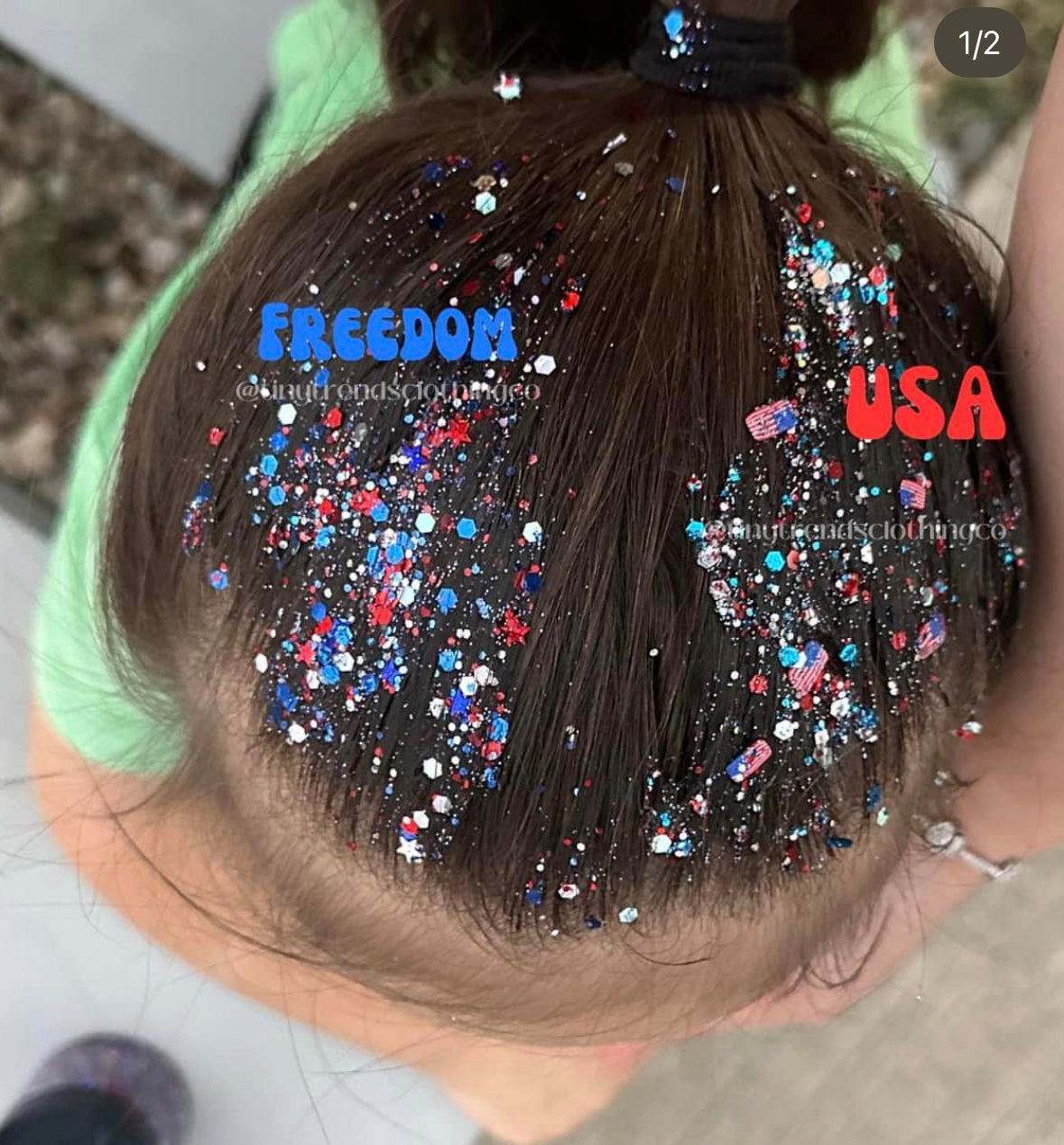 4th of July Glitter Gel