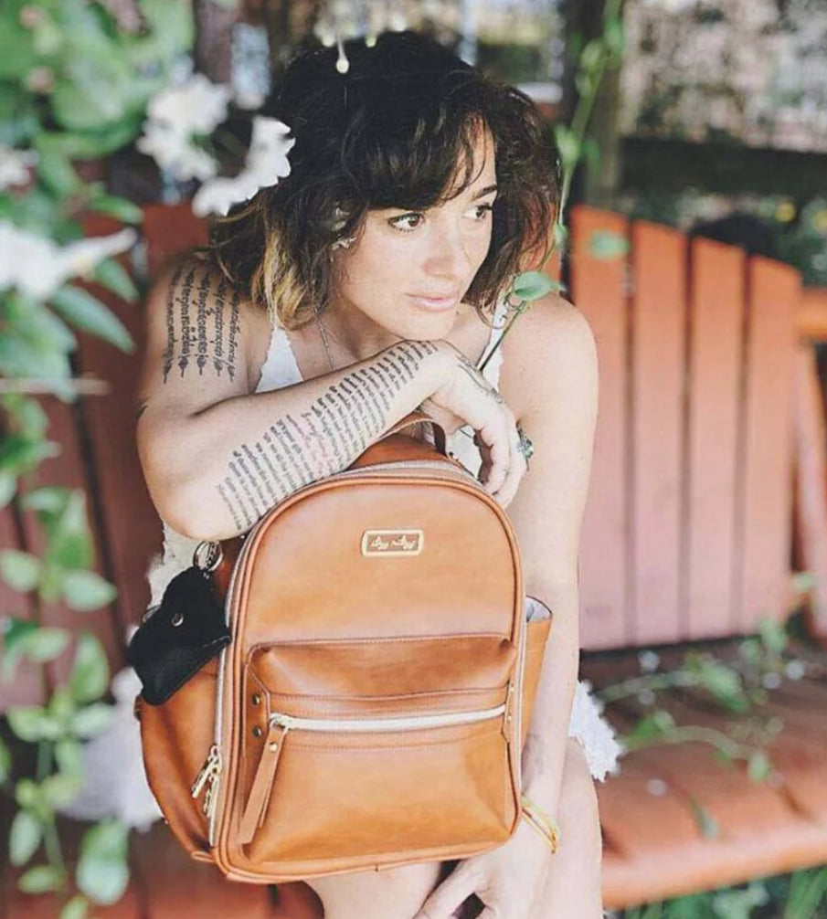 Itzy Mini™ Cognac Diaper bag *DISCONTINUED*
