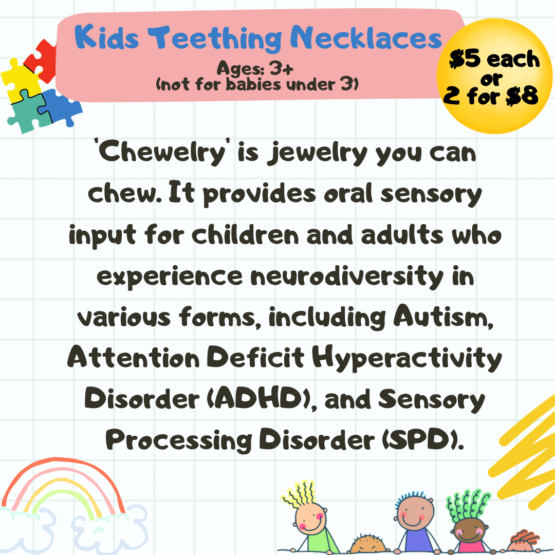 Chewlery Necklaces- Random Colors