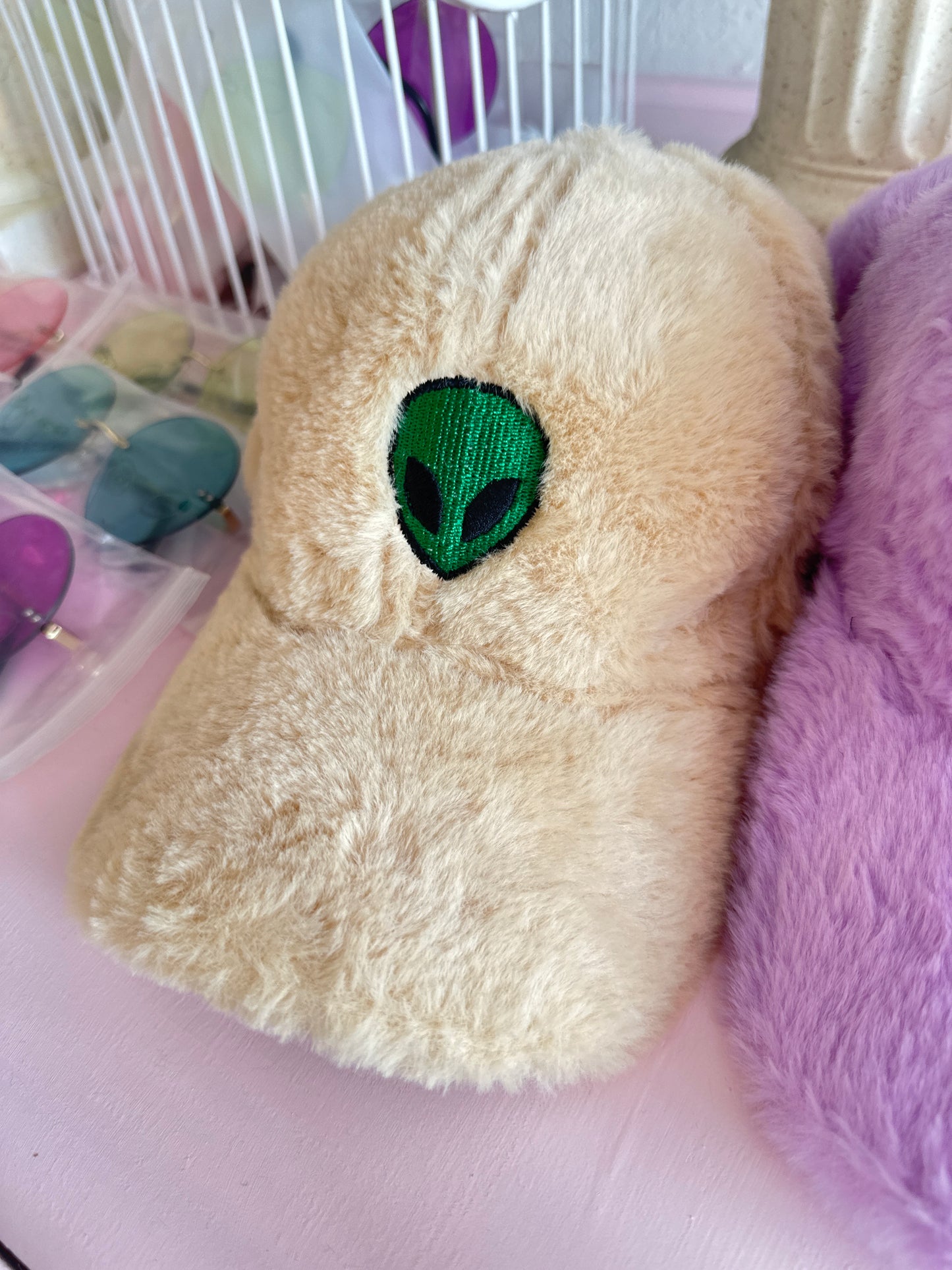 Fuzzy Alien Hat