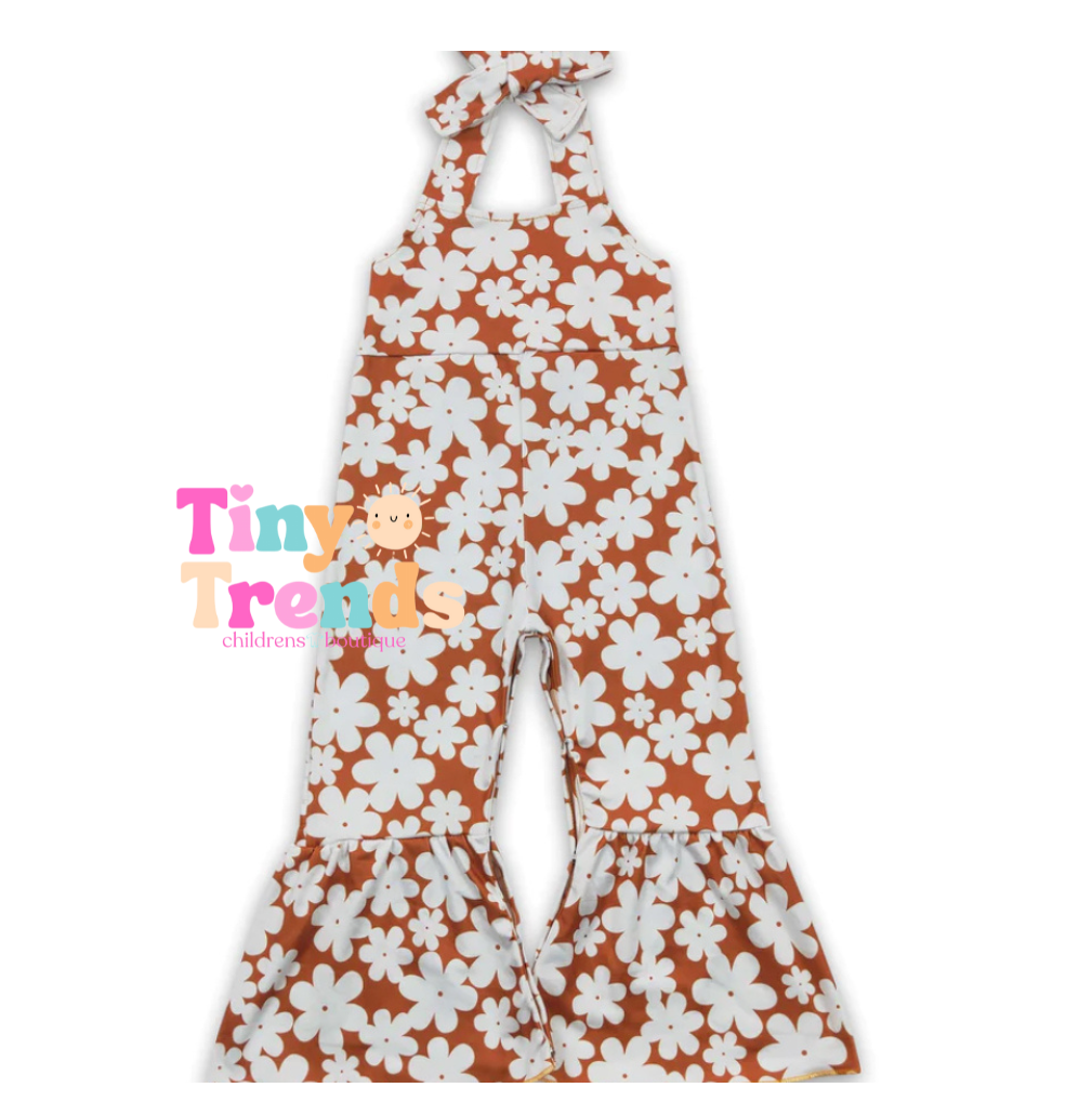Floral Halter Jumpsuit