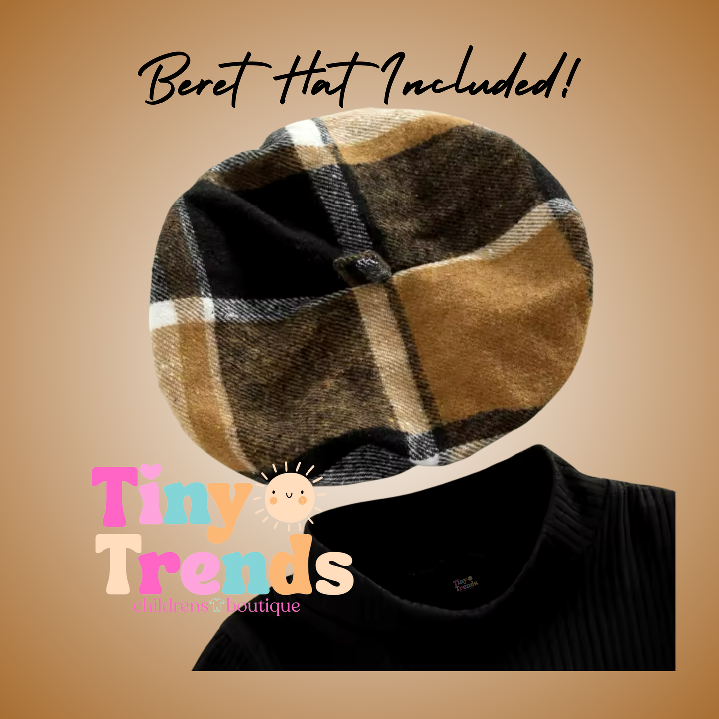 Paris Skirt Set W/Baret