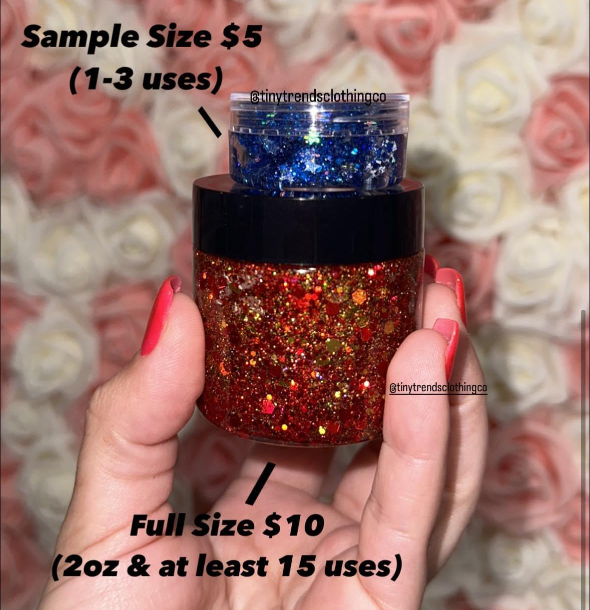 4th of July Glitter Gel
