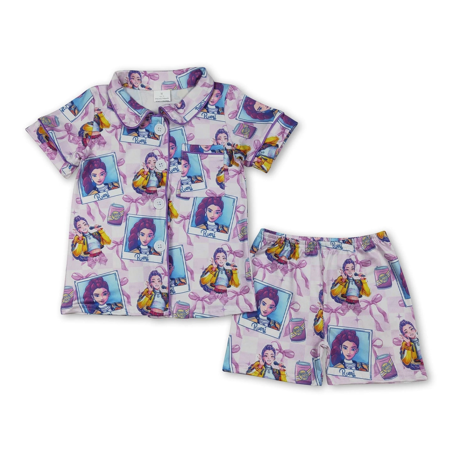 K-pop Nightlounge Shorts Sets