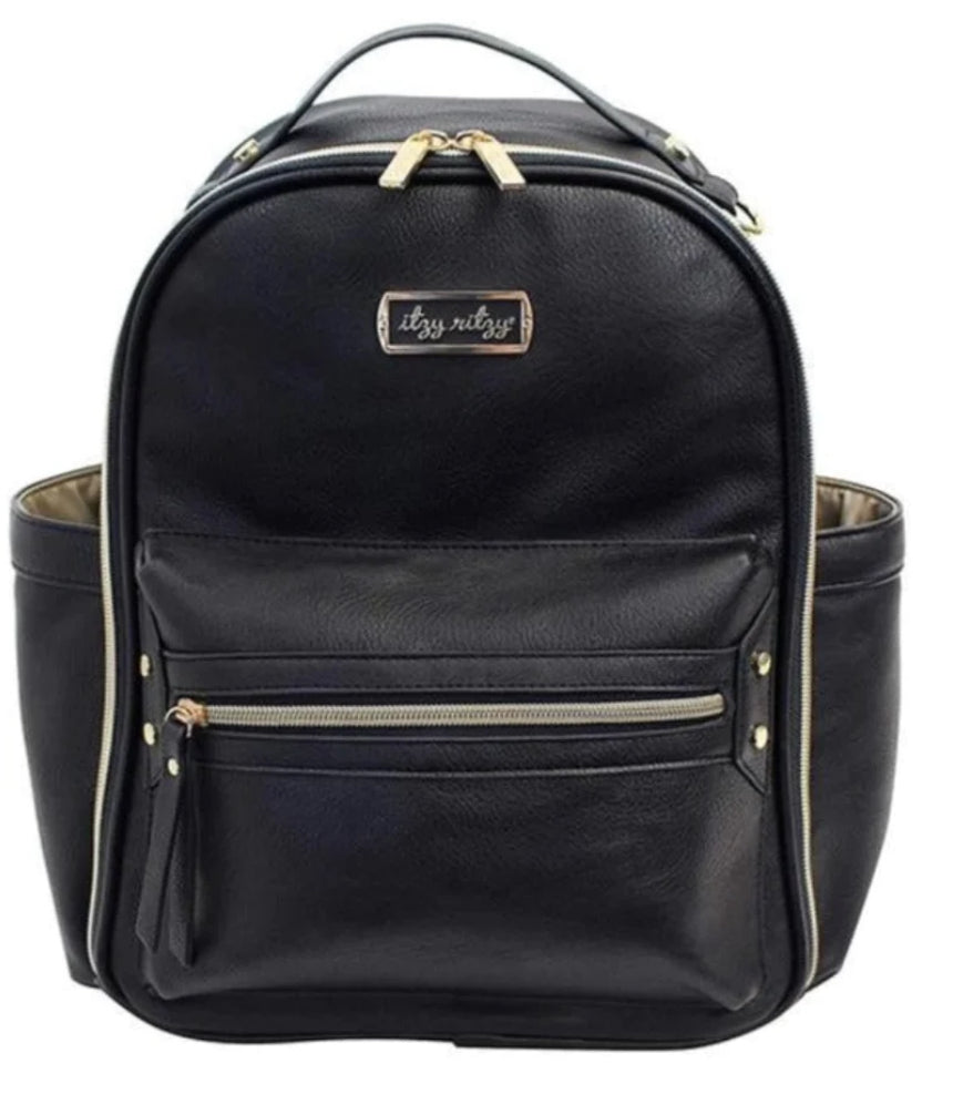 Itzy Mini™ Black Diaper bag *DISCONTINUED*