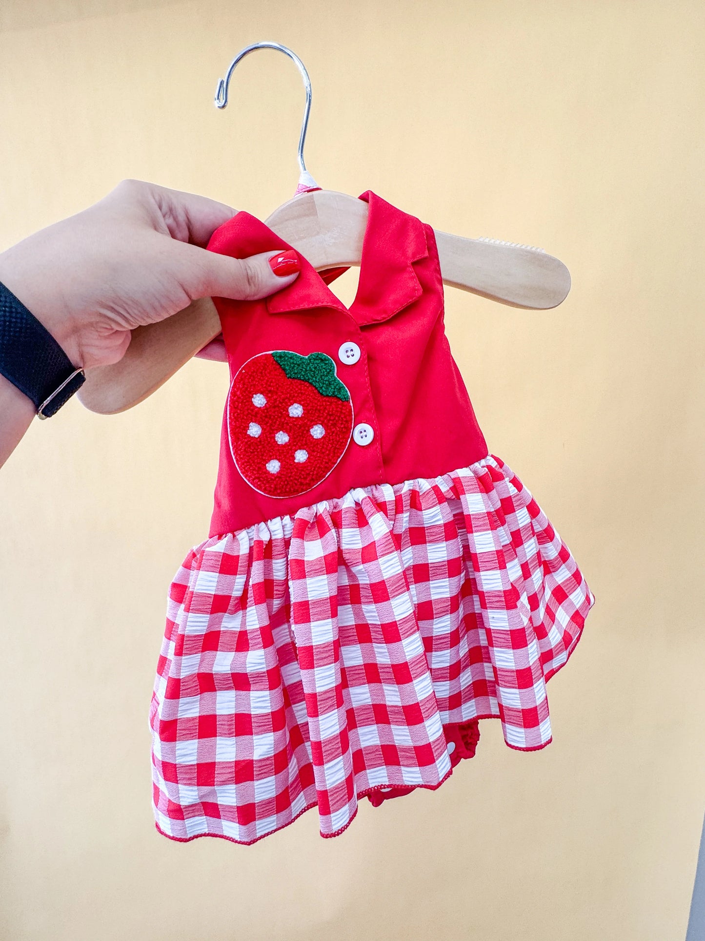 Strawberry Halter Dress
