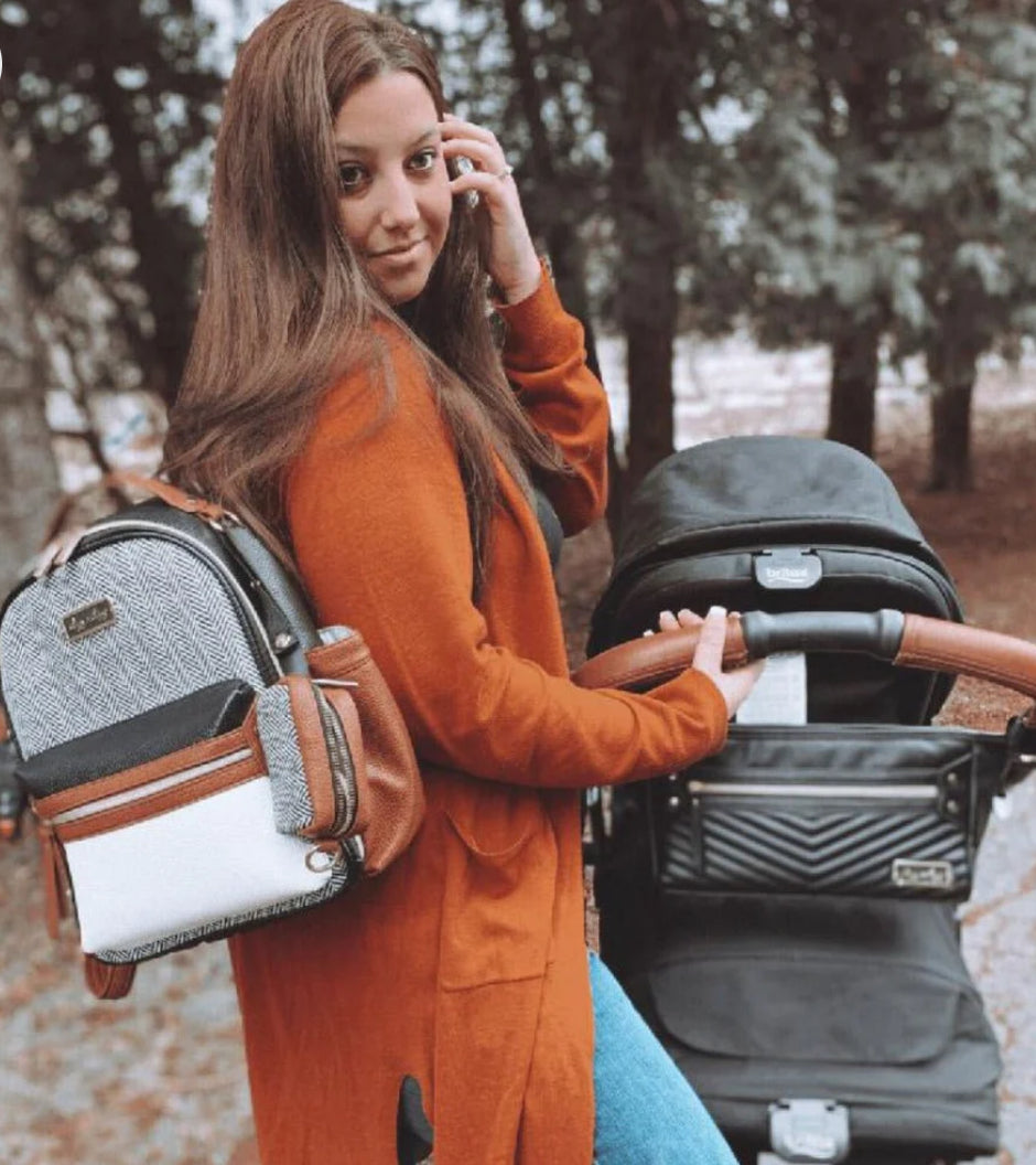 Itzy Mini™ Coffee & Cream Diaper bag *DISCONTINUED*