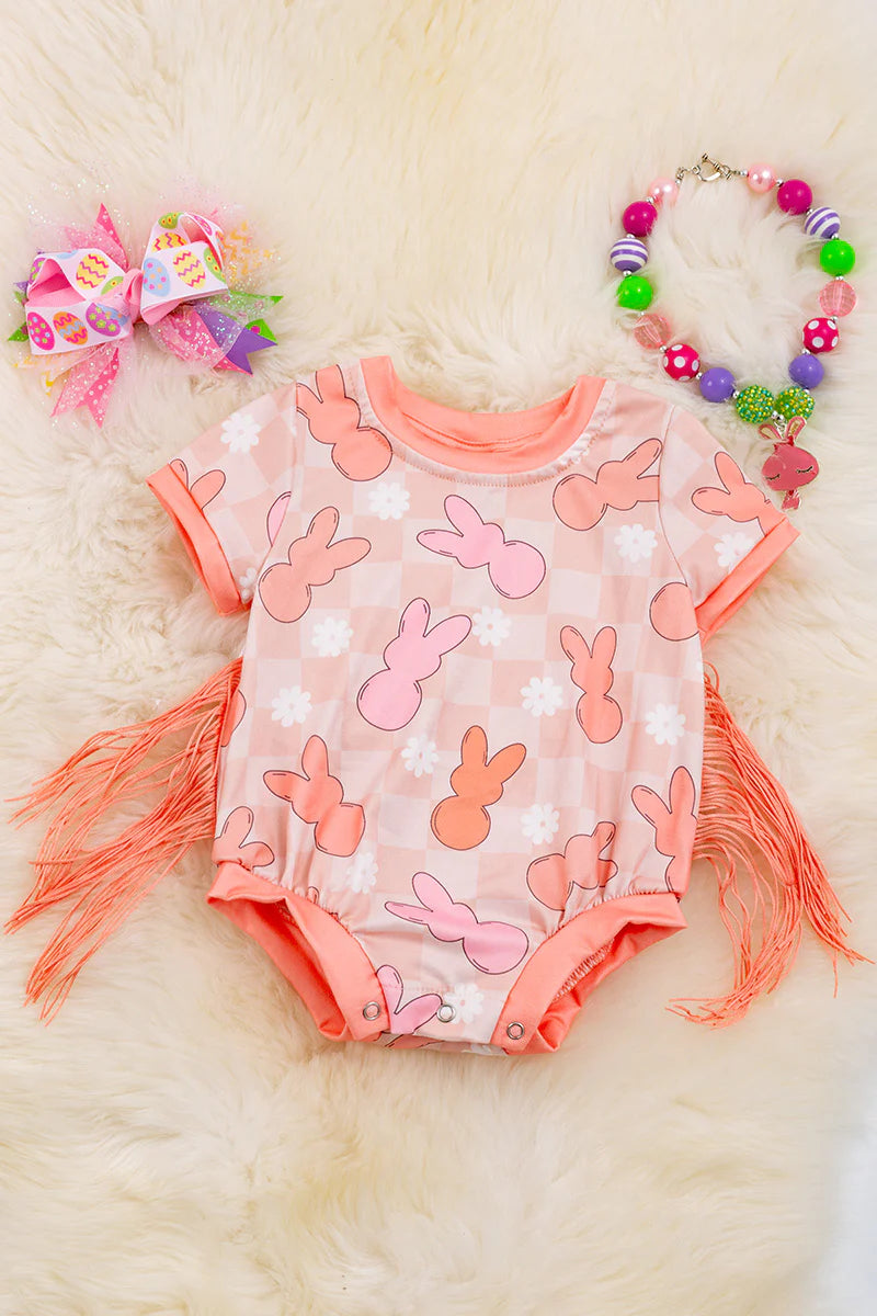 Peeps Fringe Romper