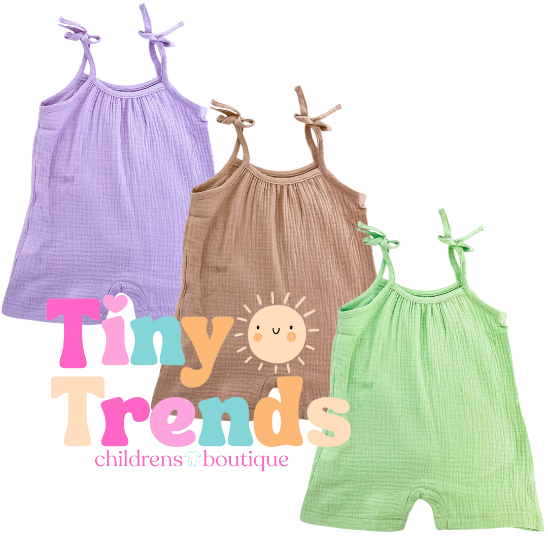 Linen Tank Romper