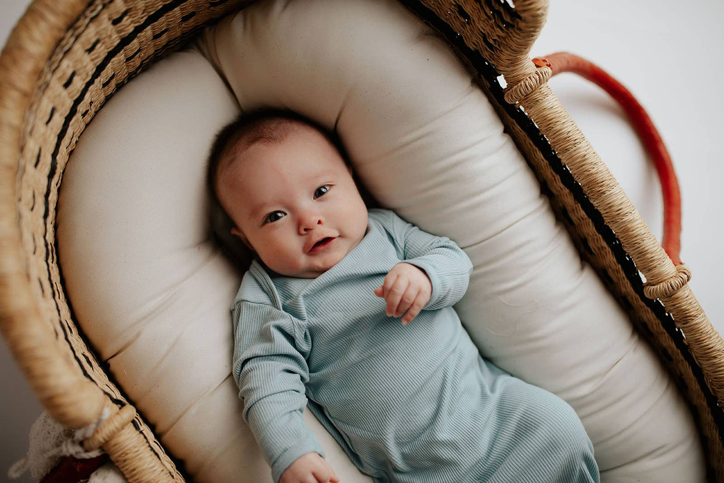 Blue Bird Knotted Gown + Hat