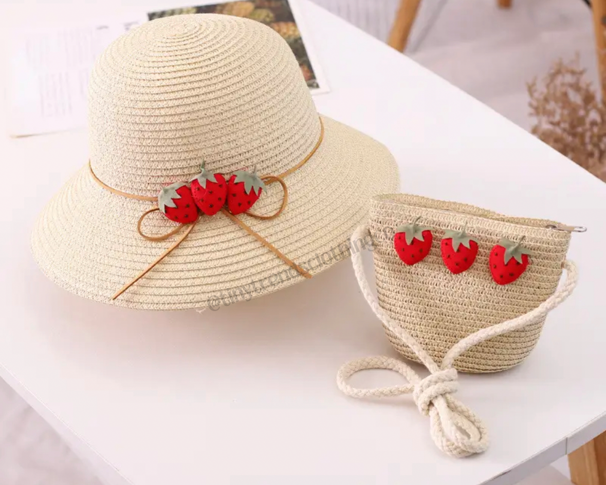 Summer Hat + Matching Purse