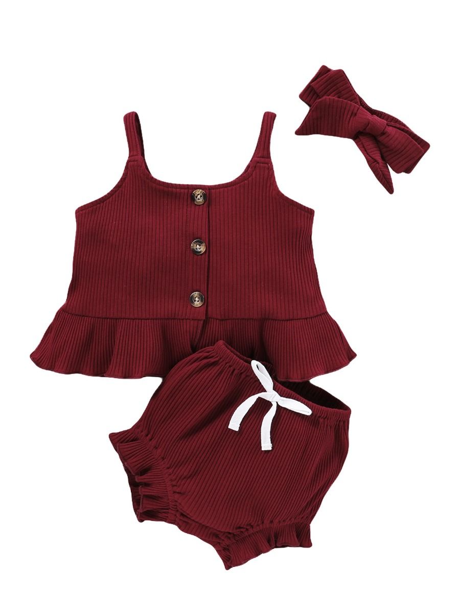 Ava Ribbed Tank Set