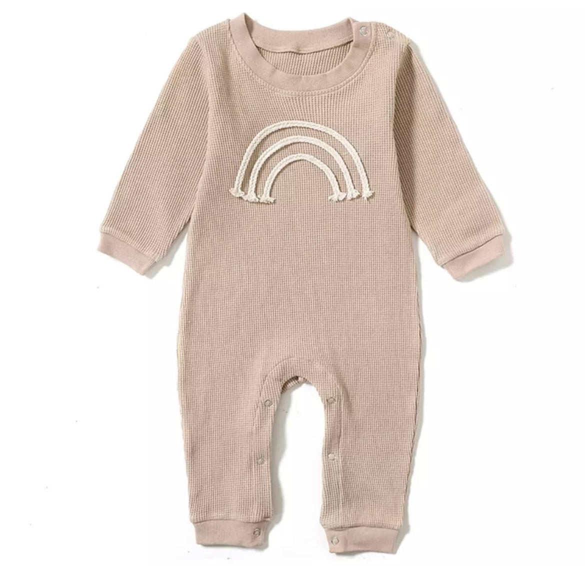 Liam Waffle Knit Romper