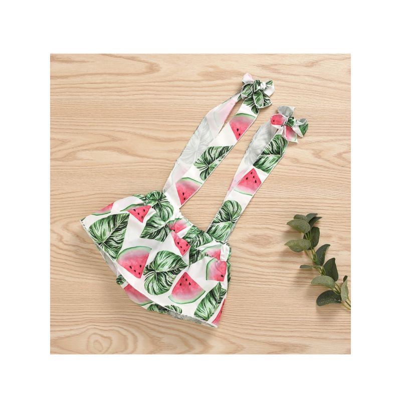 Watermelon Suspender Skirt