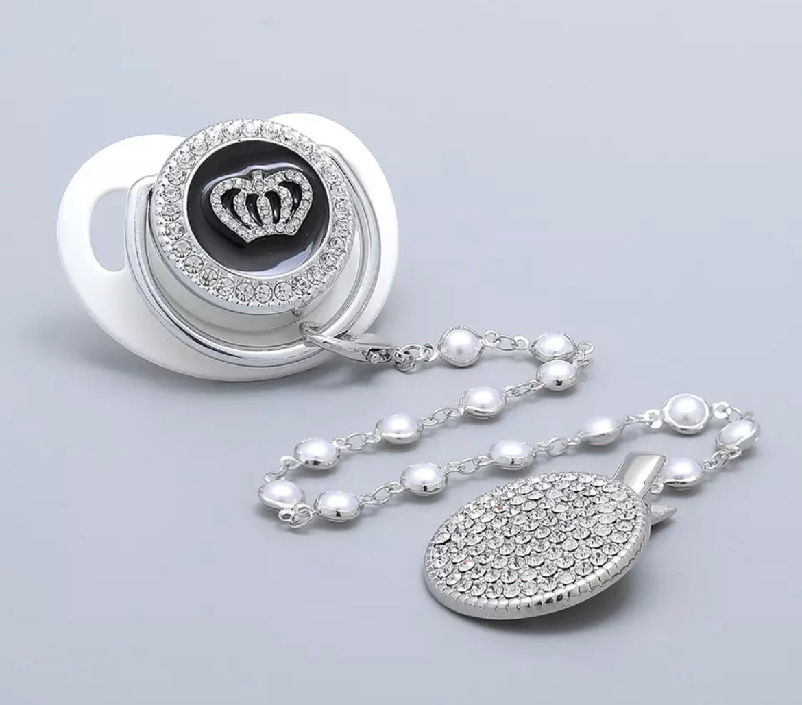 Bling Pacifier + Clip
