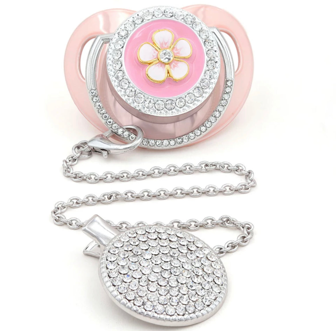 Bling Pacifier + Clip