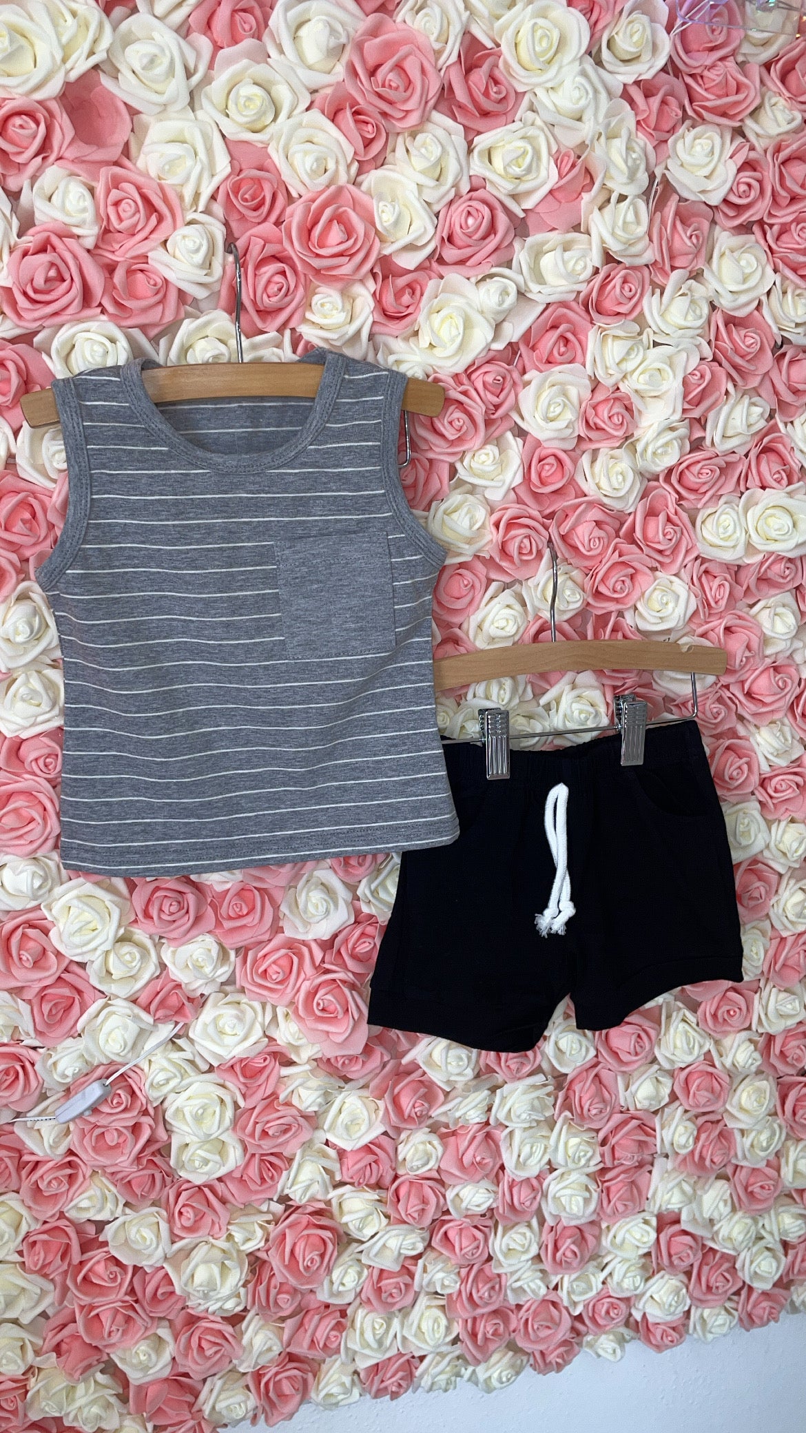 Boys Striped Tank Sets