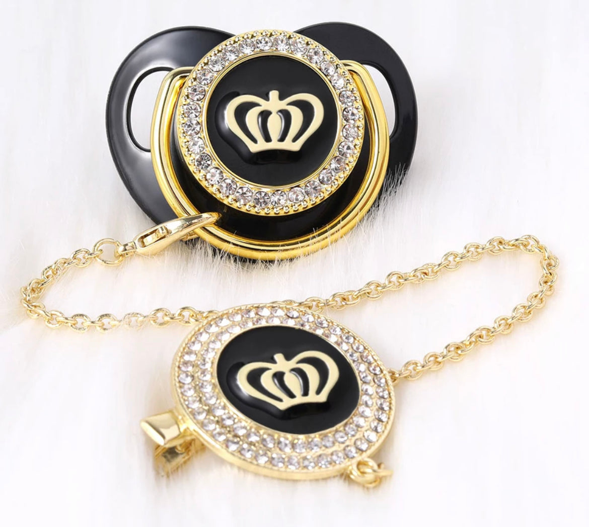 Bling Pacifier + Clip