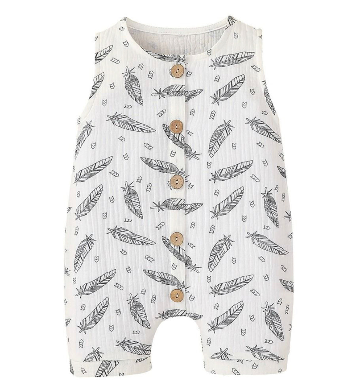 Feather Muslim Romper