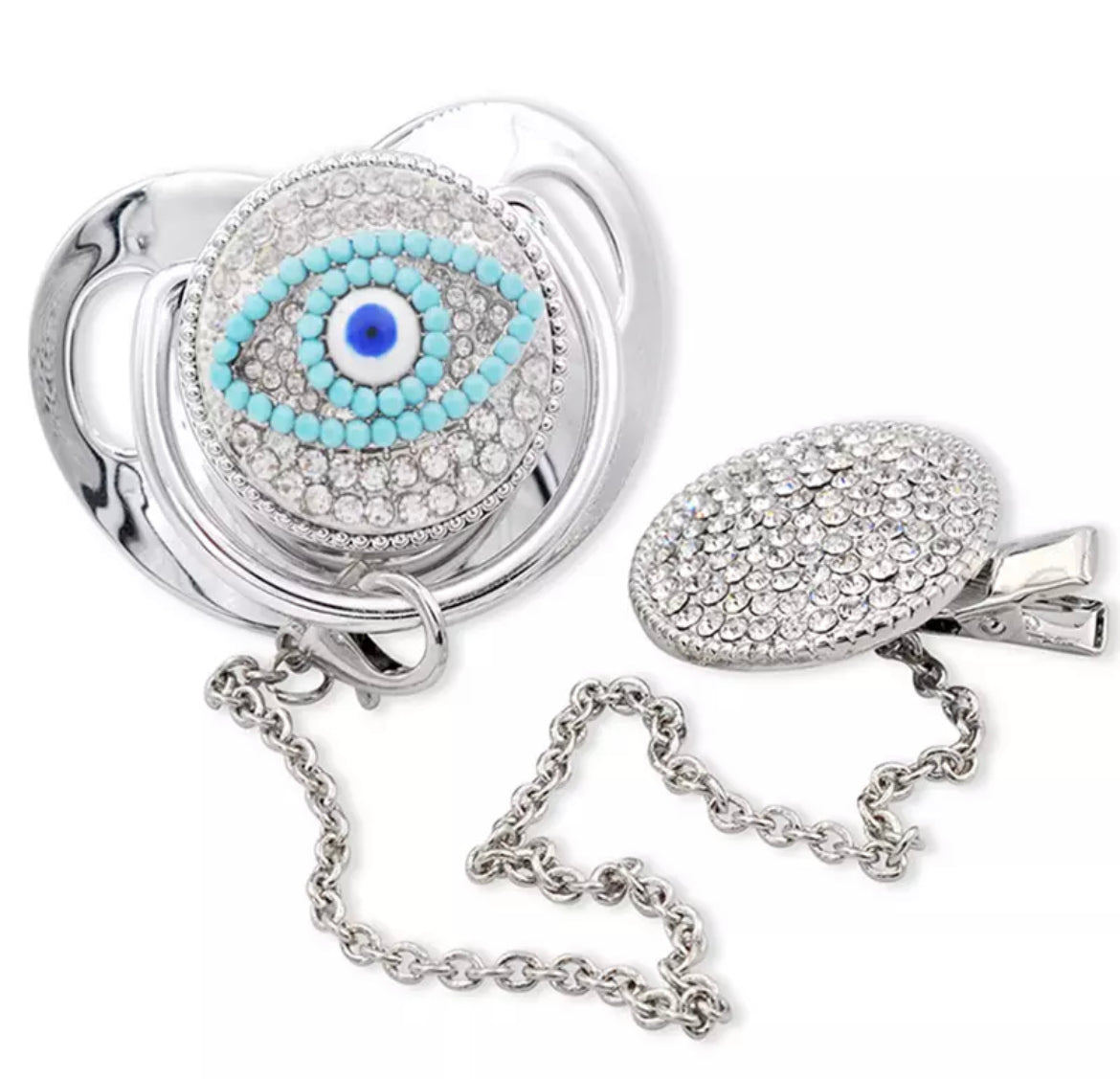 Bling Pacifier + Clip