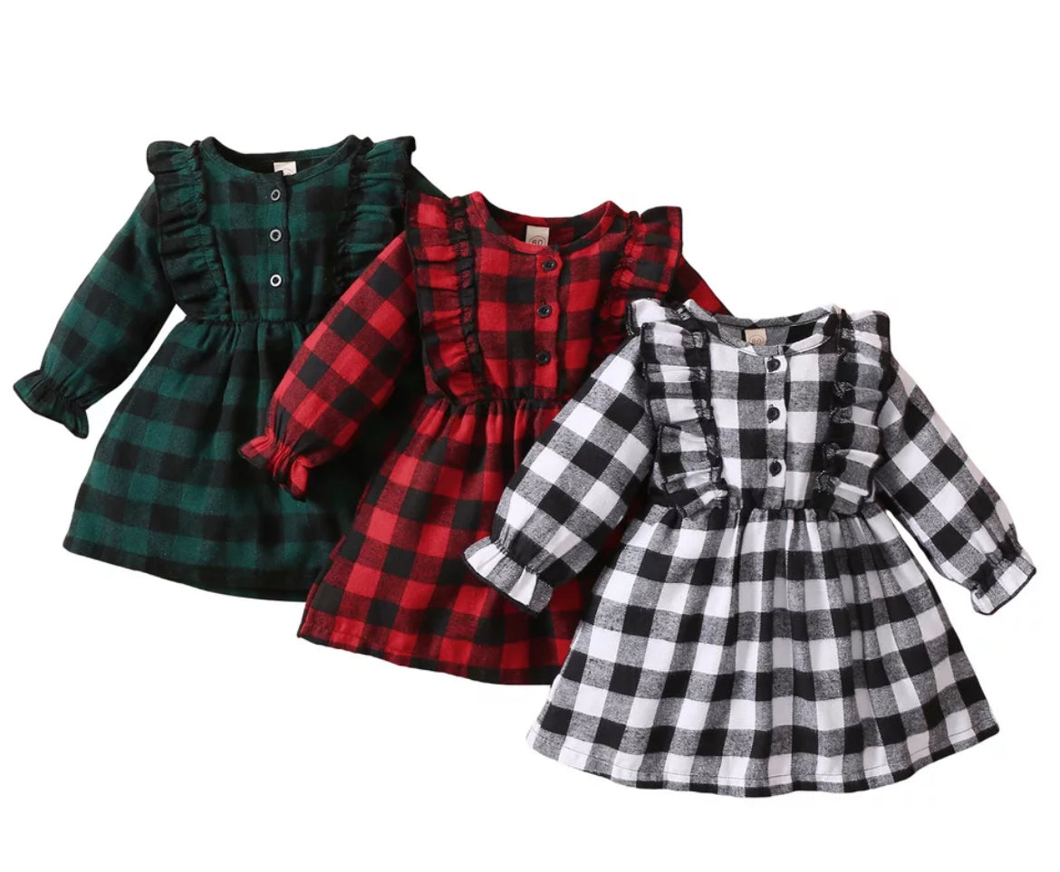 Holiday Plaid Dress