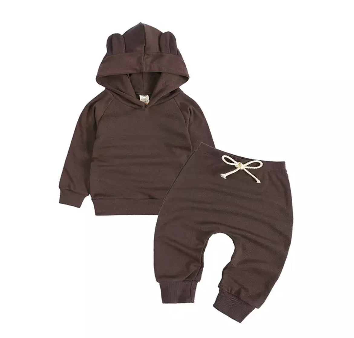 Unisex Bear Hoodie Set