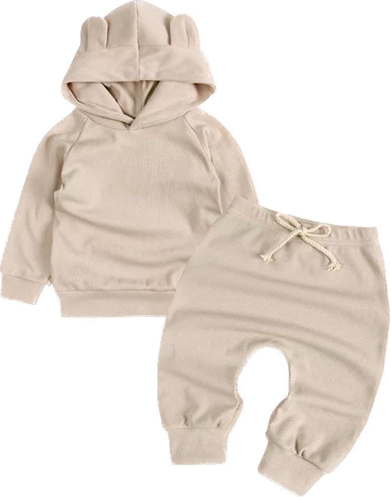 Unisex Bear Hoodie Set