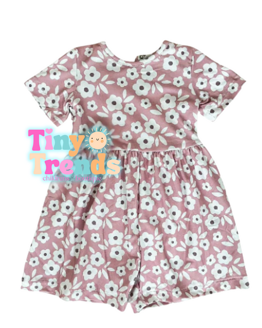 Pink Blossom Romper