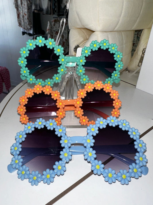Flower Framed Sunglasses