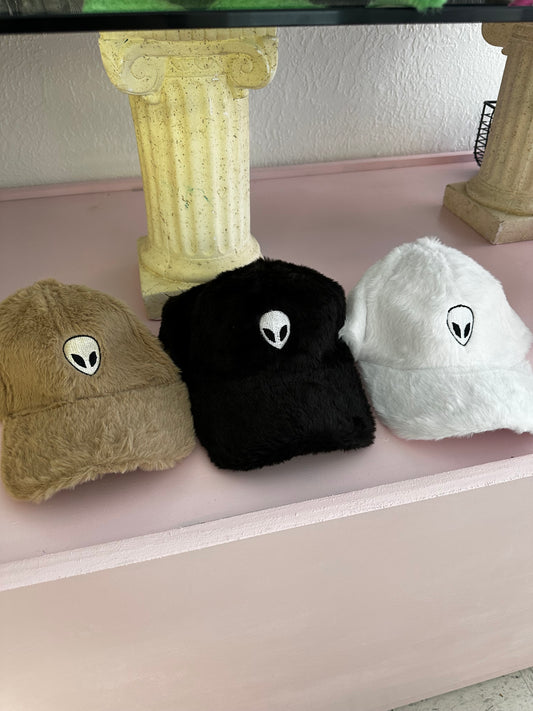 Fuzzy Alien Hat