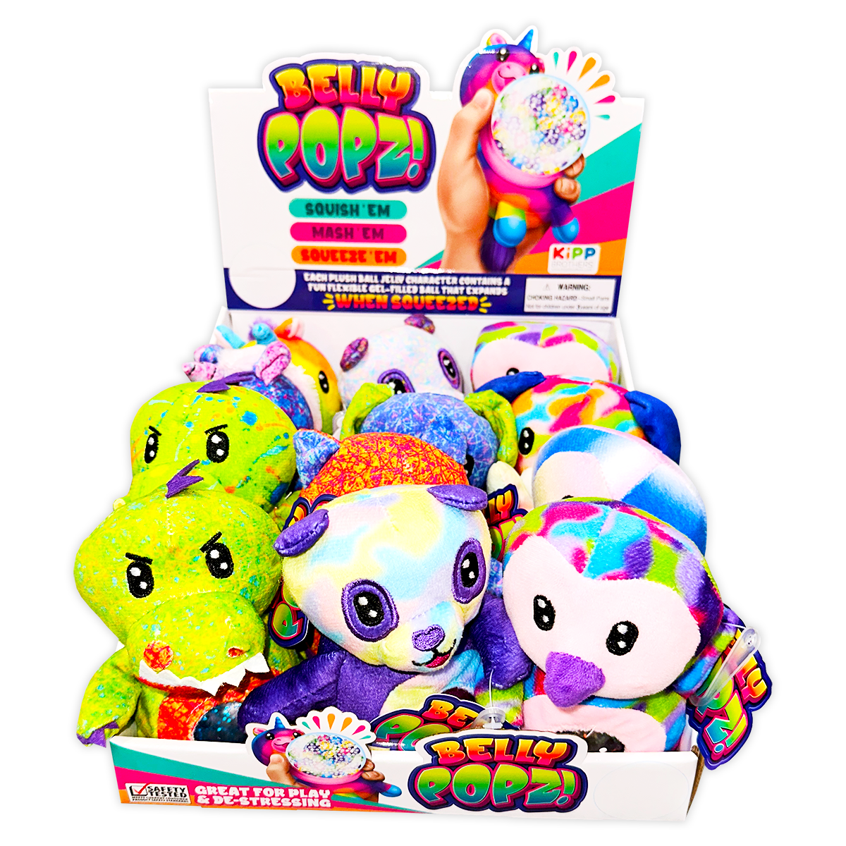 BellyPopz Squeeze Plush Stress Toy