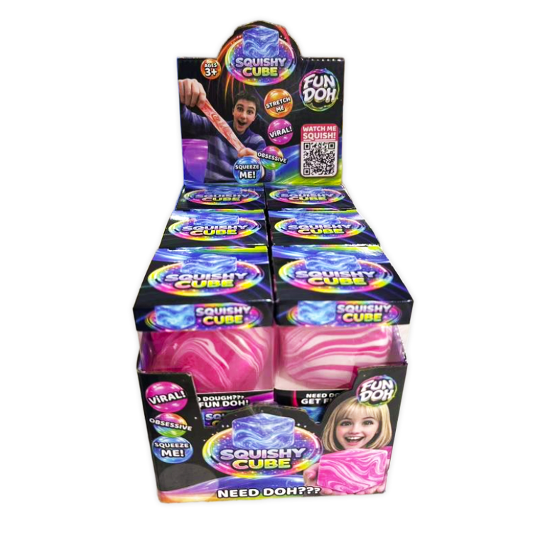 FunDoh Swirl Squishy Cubes