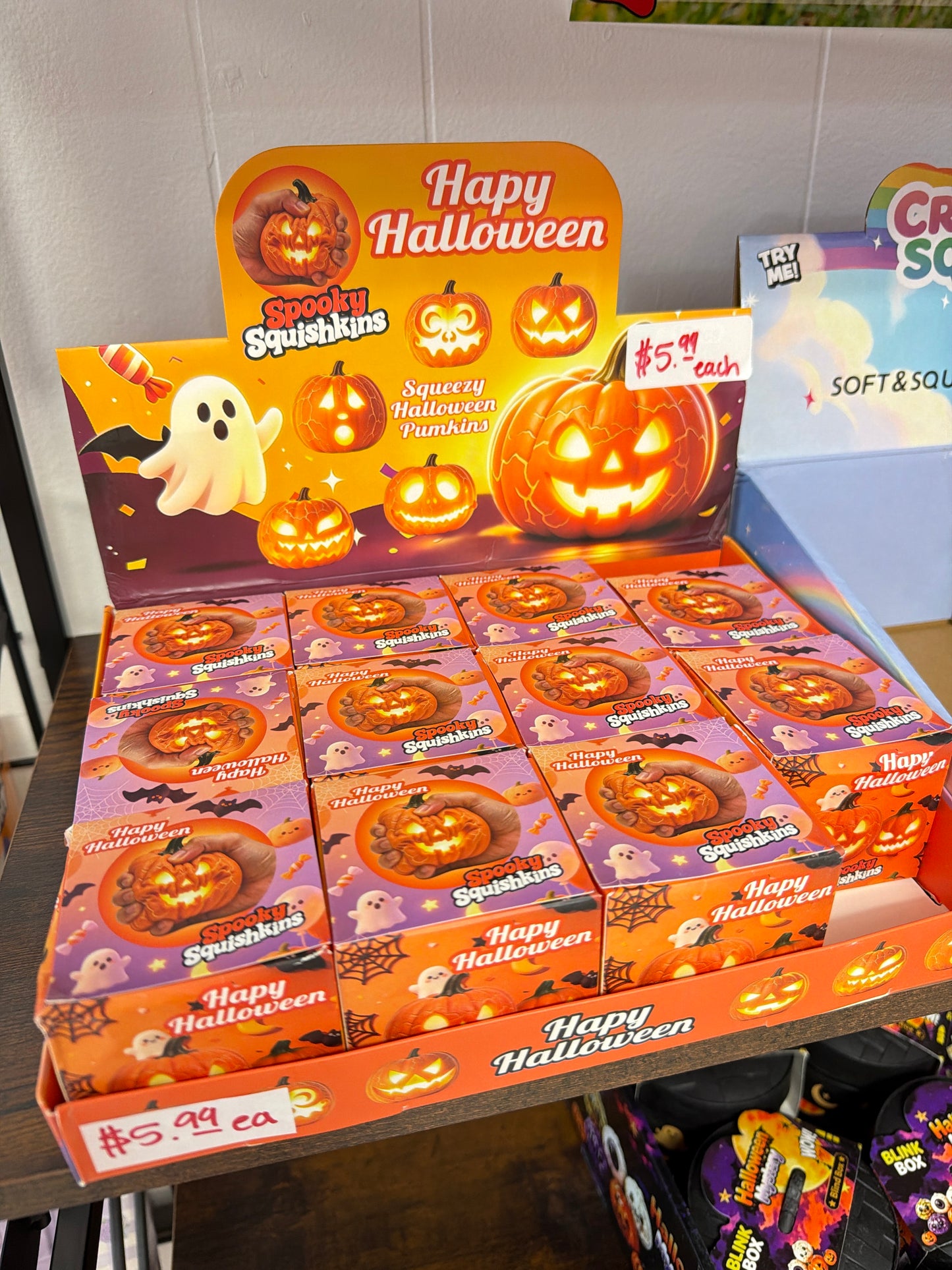 Pumpkin Light Up Squishy