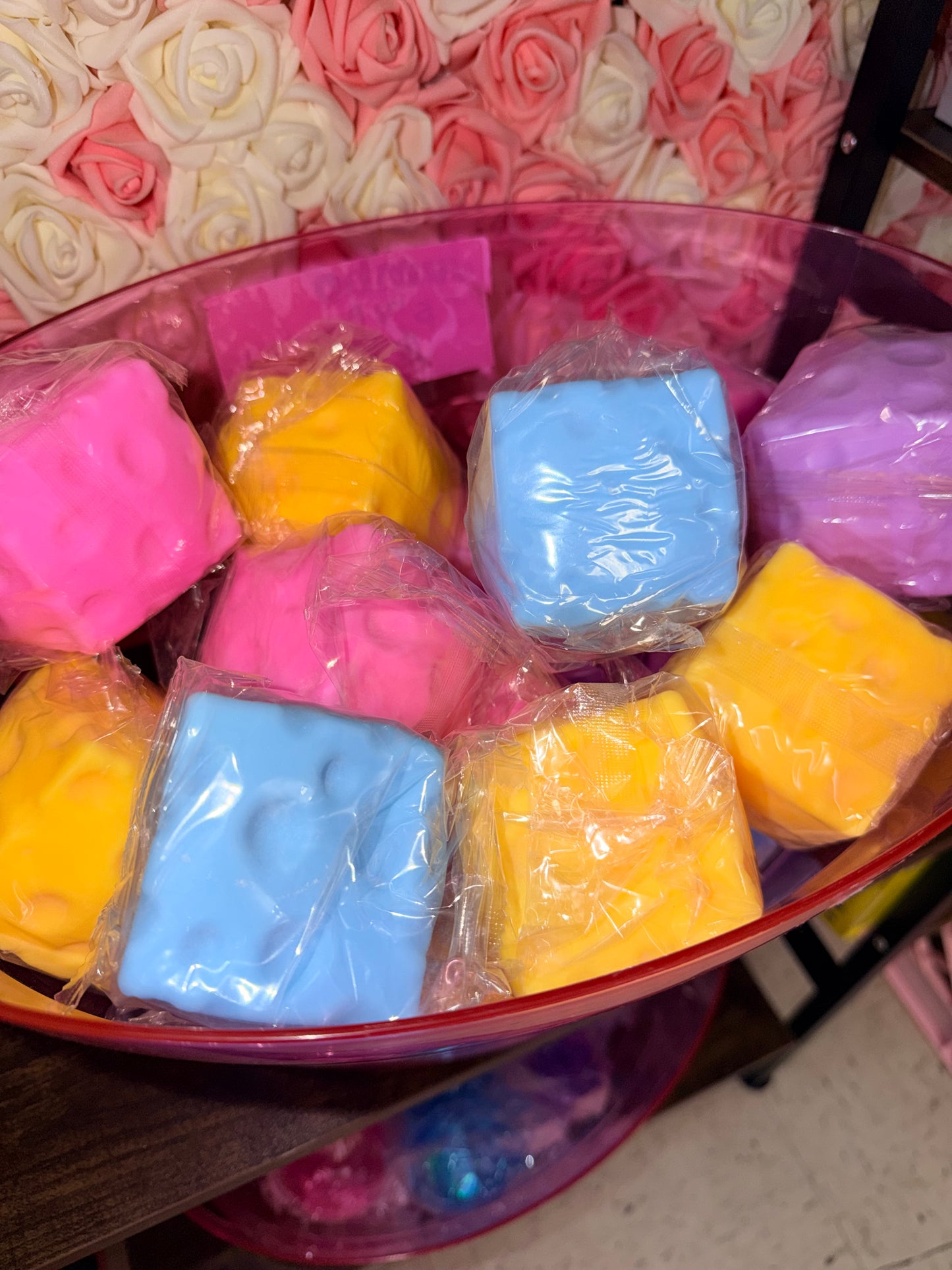 Colored Cheese Blocks