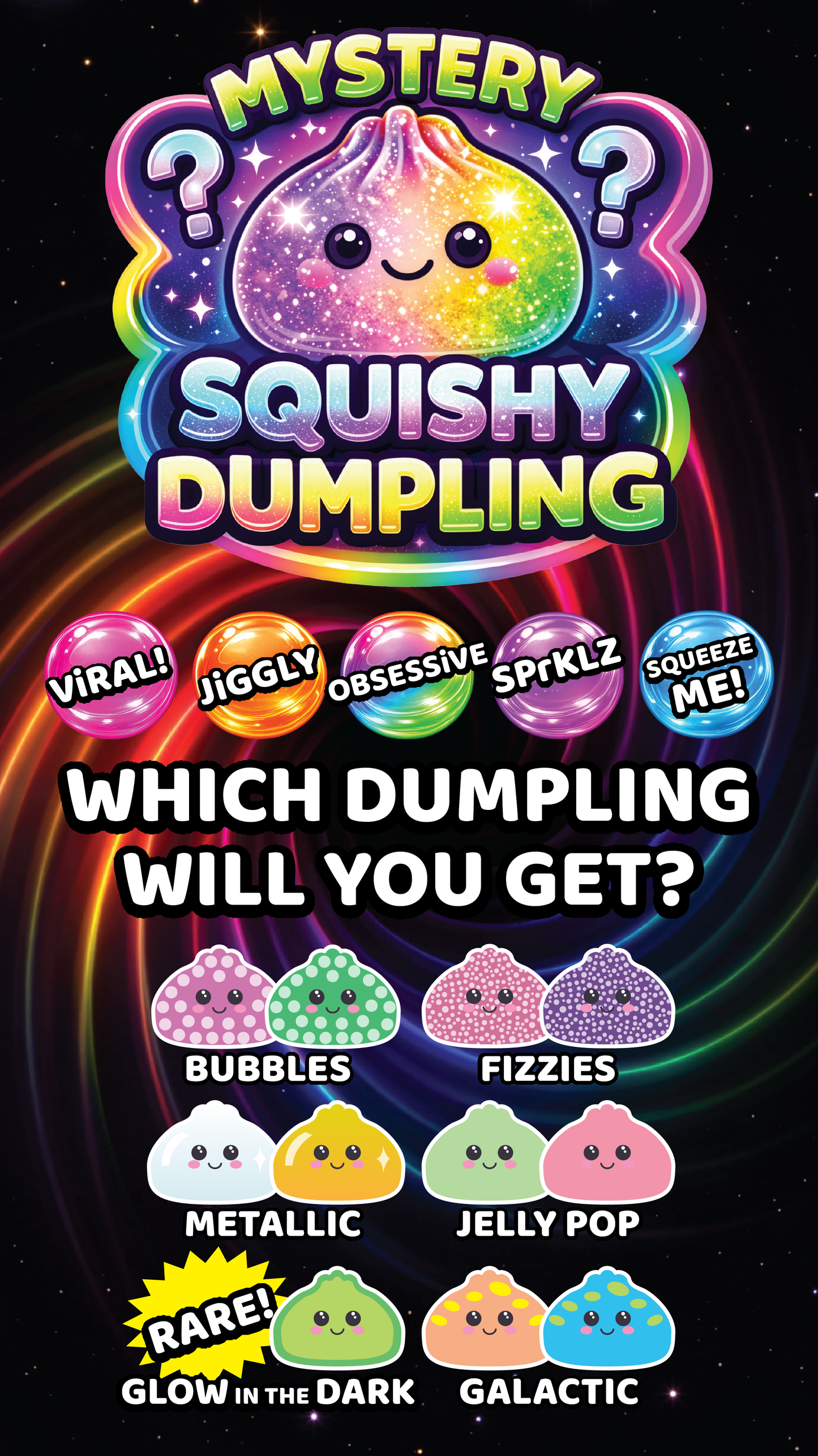 *RESTOCKING SOON* FunDoh Mystery Dumpling Squishies