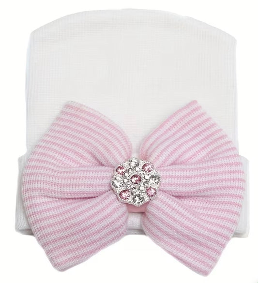 Newborn Hospital Beanie Bow