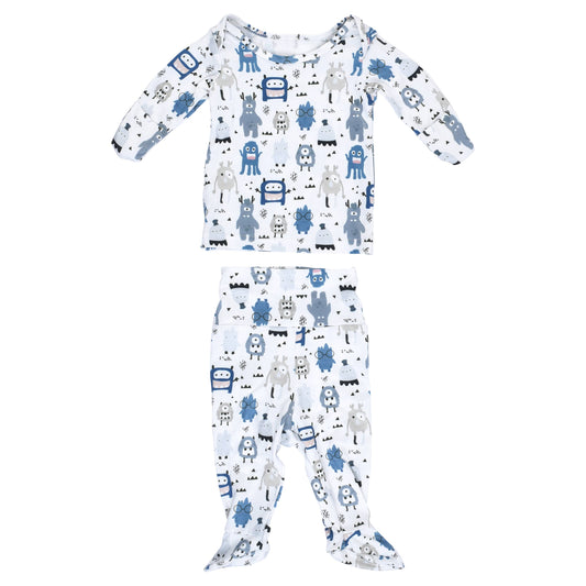 Newborn Jammies Set-Monster