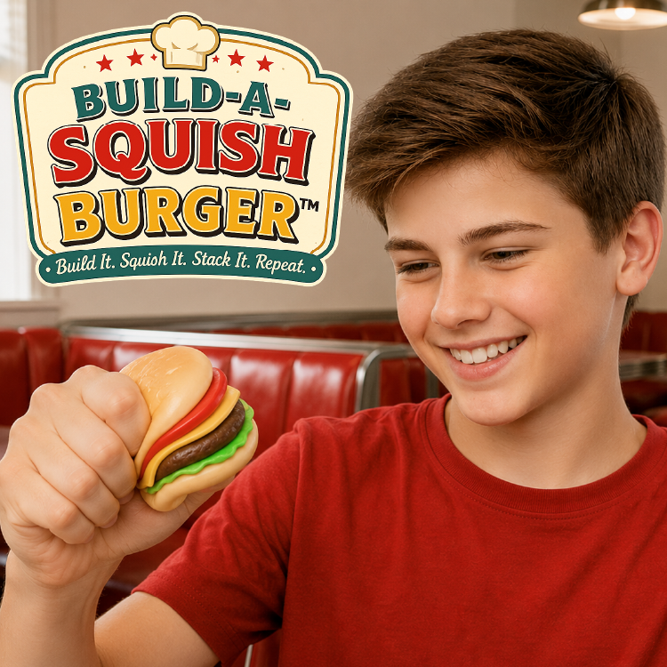 Build A Squish Burger Squishy