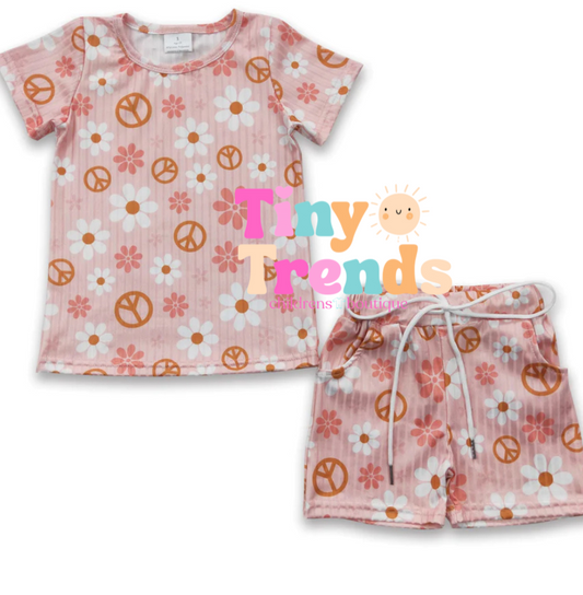 Groovy Floral Short Set