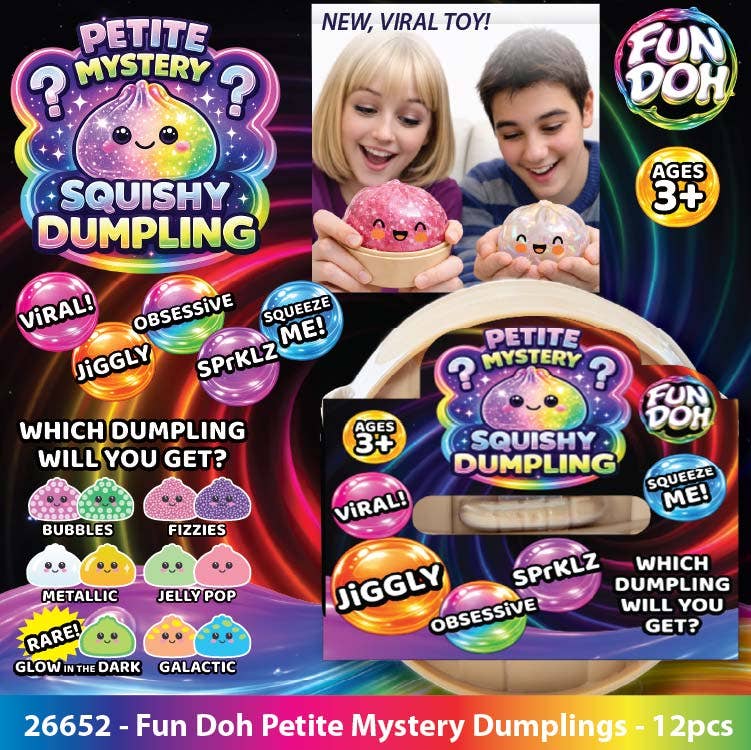 FunDoh Squishy Mystery Mini Petite 2.5" Dumpling Toy