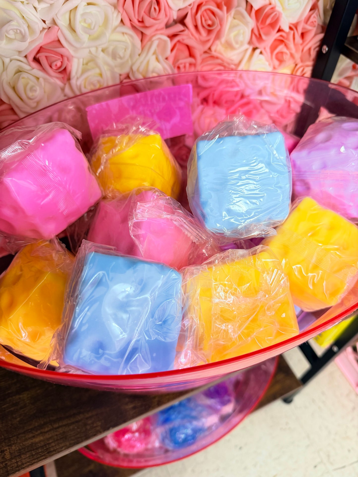 Colored Cheese Blocks