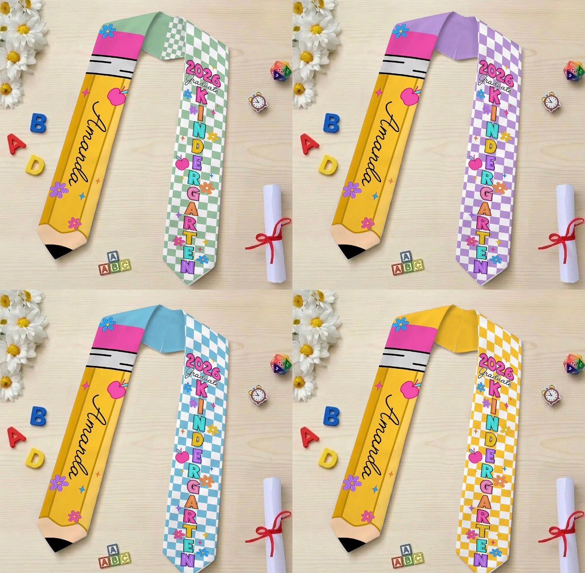 Custom Kids Graduation Sashes
