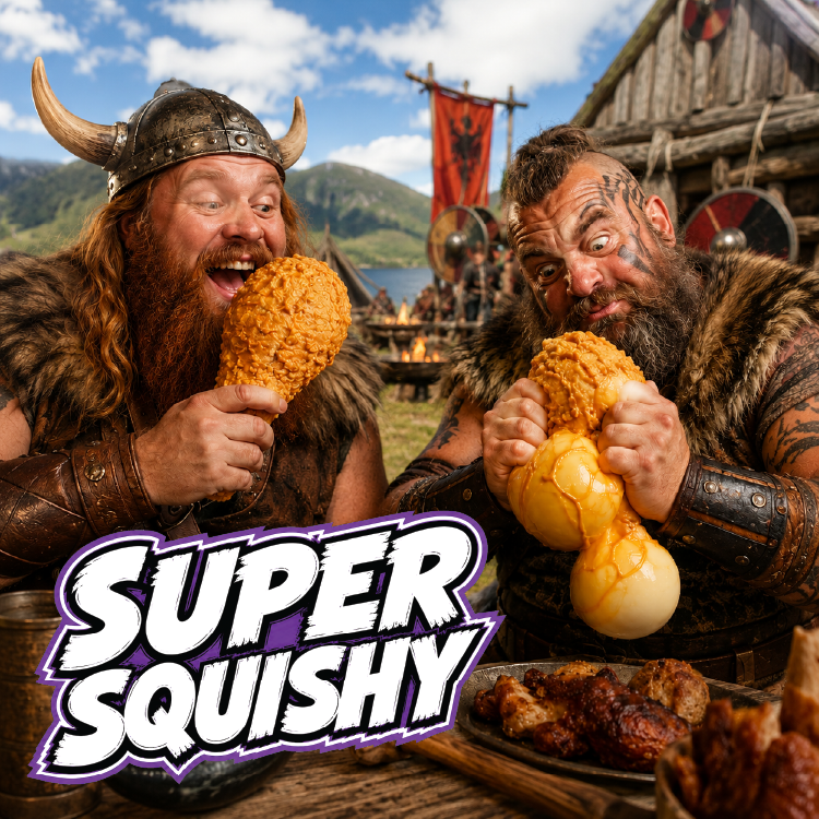 MEGA 8" Food Squishies